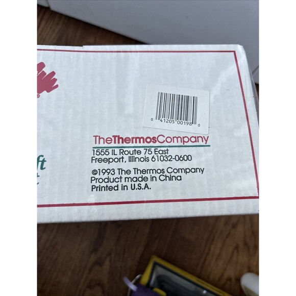 Vintage 1993 Thermos Coffee Carafe Gift Set Hot and Cold Beverage 3 Piece NEW - Picture 6 of 6